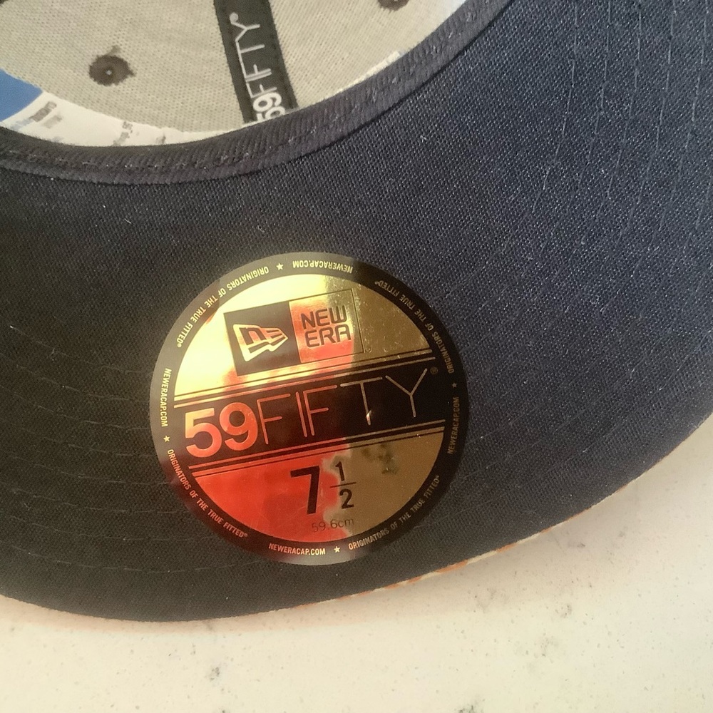 Mens new era Durham baseball hat Sz 7.5 brown -team Durham bulls preppy cap - Picture 3 of 5
